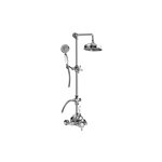 Graff CD2.01-C2S Exposed Thermostatic Shower System with Handshower - Rough and Trim