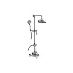 Graff CD2.01-LM34S Exposed Thermostatic Shower System with Handshower - Rough and Trim