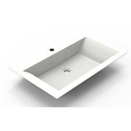 Graff FIN00-1-NO Finezza Countertop/Drop-In Sink with Single Faucet Hole