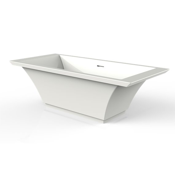 Graff FIN70-OF Finezza Freestanding Bathtub with Integrated Overflow 