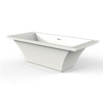 Graff FIN70-OF Finezza Freestanding Bathtub with Integrated Overflow 