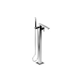 Graff G-11254-LM55N Incanto Floor Mount Tub Filler with Diverter and Handshower Rough and Trim