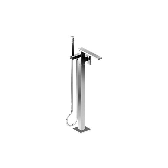 Graff G-11254-LM55N Incanto Floor Mount Tub Filler with Diverter and Handshower Rough and Trim