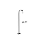 Graff G-1852-C14U Sade Floor-Mounted Tub Filler with Wall-Mounted Handles