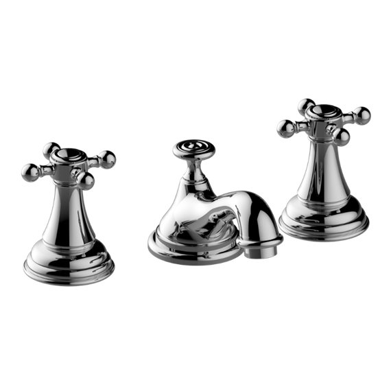 Graff G-2410-C21B Lauren Widespread Lavatory Low Spout Faucet