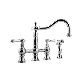 Graff G-4845-LM15 Adley Bridge Kitchen Faucet with Side Spray 