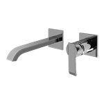 Graff G-6235-LM38W Qubic Wall-Mounted Lavatory Faucet with Single Handle