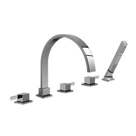 Graff G-6251-LM39B Qubic Tre Roman Tub Set