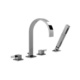 Graff G-6252-LM39B Qubic Tre Roman Tub Set