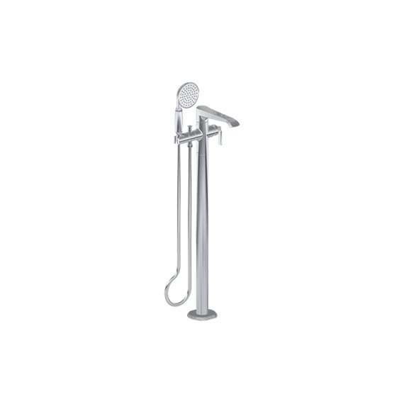 Graff G-6854-LM47N Finezza UNO Floor-Mounted Tub Filler - Rough and Trim 