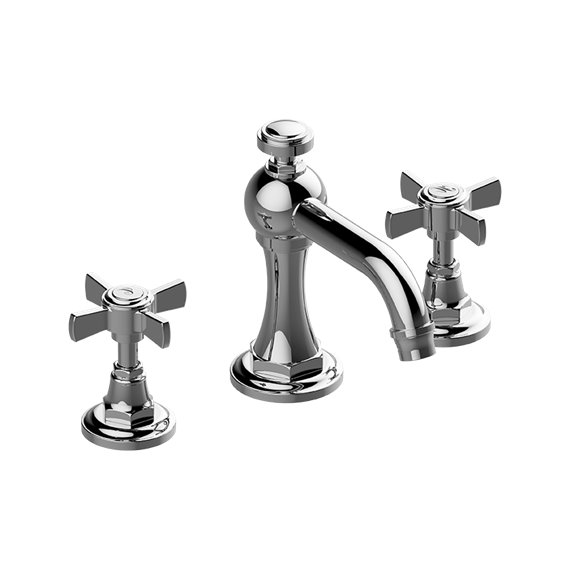 Graff G-6910-C16B Camden Widespread Lavatory Faucet with Cross Handle