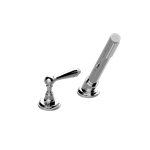 Graff G-6955-LM48B Camden Deck-Mounted Handshower and Diverter Set with Lever Handle - Rough and Trim 