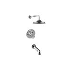 Graff G-7216-C18B Contemporary Pressure Balancing Shower Set - Rough and Trim