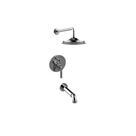 Graff G-7216-LM56B Contemporary Pressure Balancing Shower Set - Rough and Trim