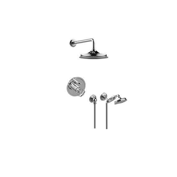 Graff G-7220-C18B Contemporary Pressure Balancing Shower Set - Rough and Trim