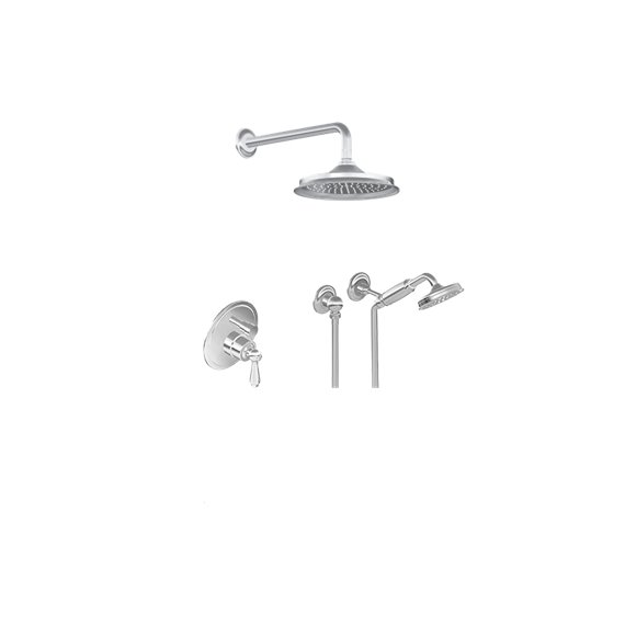 Graff G-7220-LM48S Contemporary Pressure Balancing Shower Set - Rough and Trim