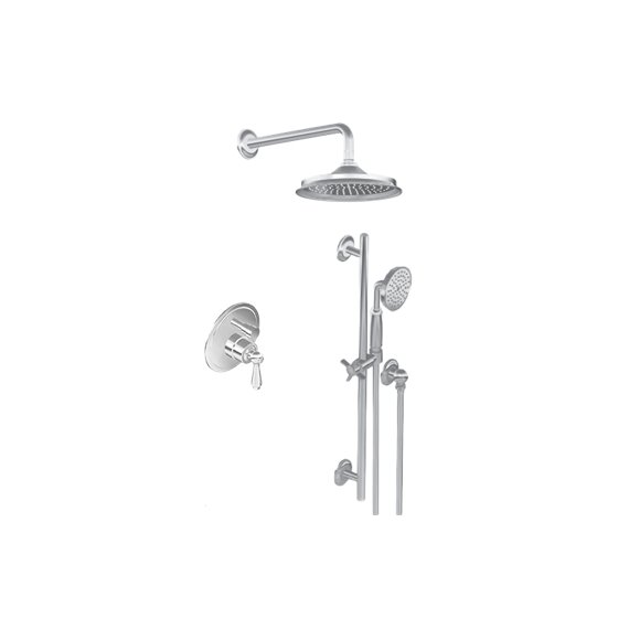 Graff G-7225-LM48S Contemporary Pressure Balancing Shower Set - Rough and Trim