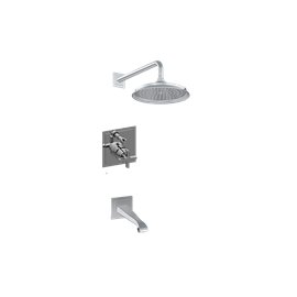 Graff G-7270-C15S Contemporary Pressure Balancing Shower Set - Rough and Trim