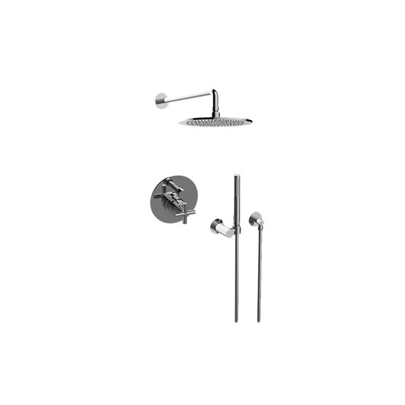 Graff G-7278-C17B Contemporary Pressure Balancing Shower Set - Rough and Trim