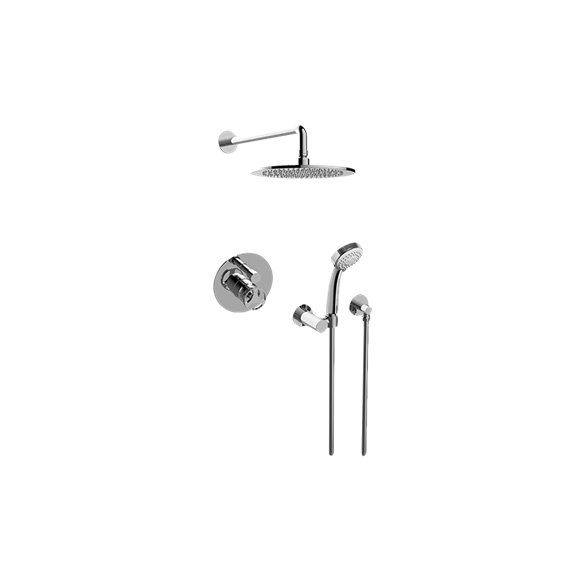 Graff G-7279-C19B Contemporary Pressure Balancing Shower with Handshower