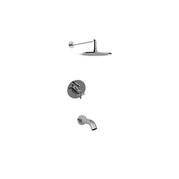 Graff G-7280-C17B Contemporary Pressure Balancing Shower Set - Rough and Trim