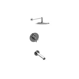 Graff G-7282-C17B Contemporary Pressure Balancing Shower Set - Rough and Trim