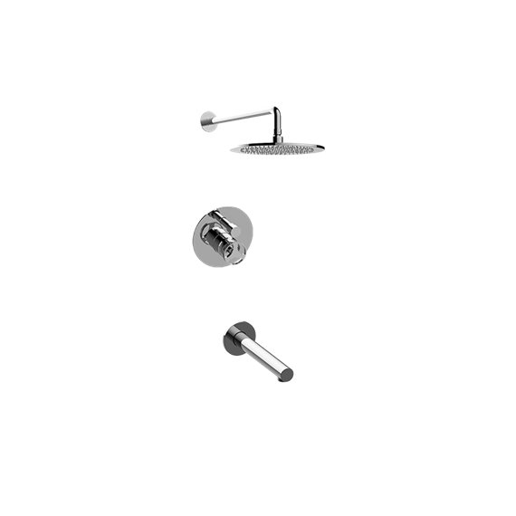 Graff G-7282-C19B Contemporary Pressure Balancing Shower Set - Rough and Trim