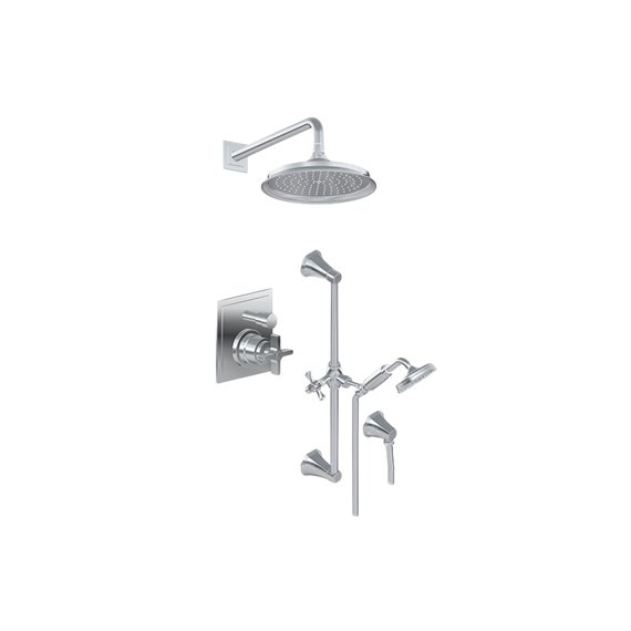 Graff G-7287-C15S Contemporary Pressure Balancing Shower Set - Rough and Trim