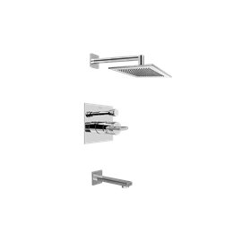 Graff G-7290-C14S Contemporary Pressure Balancing Shower Set - Rough and Trim