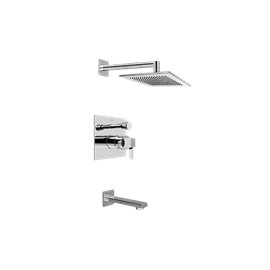 Graff G-7290-LM39S Contemporary Pressure Balancing Shower Set - Rough and Trim