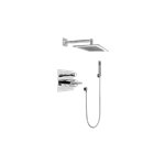 Graff G-7295-C14S Contemporary Pressure Balancing Shower Set - Rough and Trim