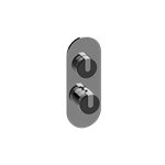 Graff G-8026-T M-Series Round 2-Hole Trim Plate with MOD+ Handles - Vertical Installation