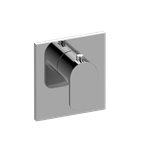 Graff G-8043-LM42E-T M-Series Square Thermostatic Valve Trim Plate and Handle