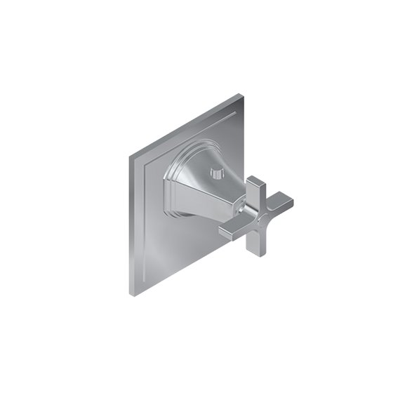 Graff G-8044-C15E-T M-Series Finezza UNO Thermostatic Trim Plate with Cross Handle