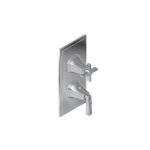 Graff G-8049-1L1C-T M-Series Finezza UNO 2-Hole Trim Plate with Finezza Handles - Vertical Installation