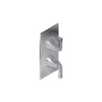 Graff G-8049-LM47E0-T M-Series Finezza UNO 2-Hole Trim Plate with Lever Handles - Vertical Installation