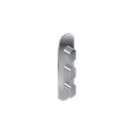 Graff G-8056-LM45E0-T M-Series Round 3-Hole Trim Plate with Phase Handles - Vertical Installation