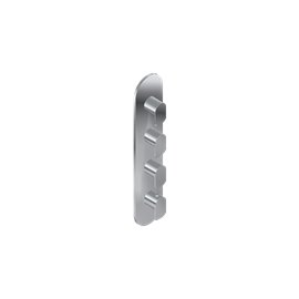 Graff G-8058-LM45E0-T M-Series Round 4-Hole Trim Plate with Phase Handles - Vertical Installation