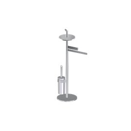 Graff G-9155 Free Standing Tissue Holder, Toilet Brush Holder and Towel Bar