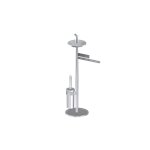 Graff G-9155 Free Standing Tissue Holder, Toilet Brush Holder and Towel Bar