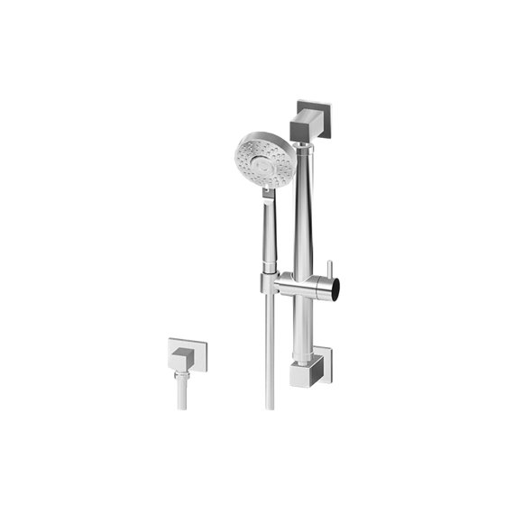 Graff G-9665 Multi-Function Handshower with 16" Square Grab Bar