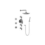 Graff GB1.122A-LM45S-T Full Thermostatic Shower System - Trim Only 