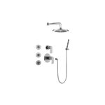 Graff GB5.122A-LM42S Full Thermostatic Shower System with Transfer Valve - Rough and Trim