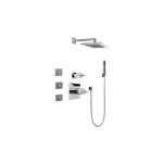 Graff GC5.122A-C14S Full Thermostatic Shower System with Transfer Valve - Rough and Trim