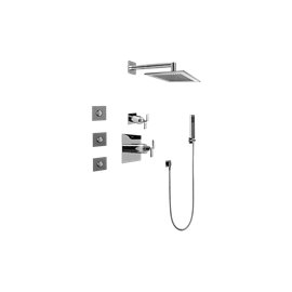 Graff GC5.122A-C9S Full Thermostatic Shower System with Transfer Valve - Rough and Trim