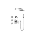 Graff GC5.122A-LM40S Full Thermostatic Shower System with Transfer Valve - Rough and Trim