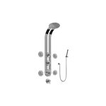 Graff GD1.120A-LM37S Round Thermostatic Ski Shower Set with Body Sprays and Handspray - Rough and Trim