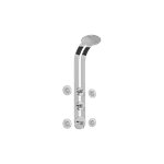 Graff GD3.100A-LM37S Round Thermostatic Ski Shower Set with Body Sprays - Rough and Trim