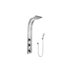 Graff GE2.030A-LM31S Square Thermostatic Ski Shower Set with Handshowers - Rough and Trim