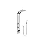 Graff GE2.030A-LM39S Square Thermostatic Ski Shower Set with Handshowers - Rough and Trim